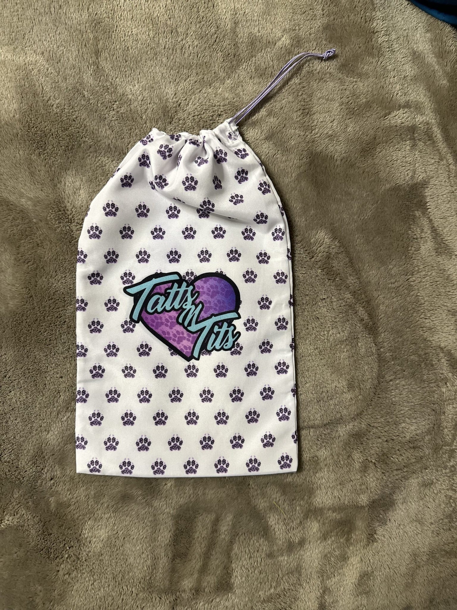 Tatts N Tits tie string bag